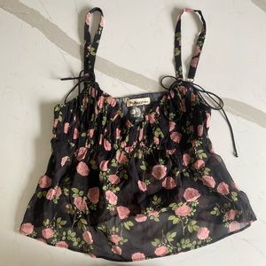 For Love & Lemons floral tank top